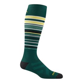 Darn Tough Snow Socks for Men - Lightweight RFL Over-the-Calf Ski & Snowboard Socks, Merino Wool Hiking, Breathable Boot Sock- Pine, Large