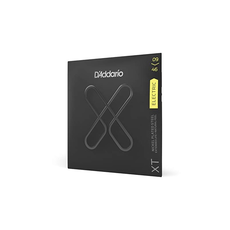 D'Addario Cuerdas para guitarra eléctrica, XT Nickel Coated, XTE0946, Super