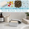 3pcs Soap Tin, 180 ml/150 ml, Aluminum, with 3 Soap