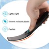 6 Pieces Black Plastic Scraper Tool Set, Wallpaper Scraper Plastic,