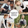 Viedouce 2-Pack of Waterproof Cooking Aprons with Pockets, Adjustable Kitchen