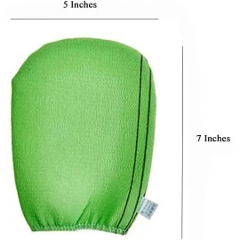 Sungbo Cleamy Korean Exfoliating Bath and Shower Sponge Body Towel Glove Set - 4 Pack