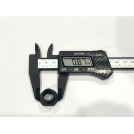 Tredox Black Steel 1/2x28 Thread Protector, 1/2x28 TPI Convert to 5/8x24 TPI, CNC Machined.