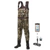 HISEA Neoprene Chest Waders for Men with 200G Boots Duck
