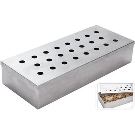 Truflair BBQ Smoker Box, Stainless Steel, Smoker Box for Barbecuing, Cooking, Grilling, Smoker Box, Outdoor Grill Smoker Accessories