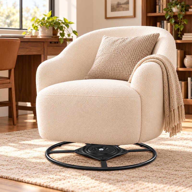 Heavy Duty Q235B Steel Recliner Swivel Ring Base with 10