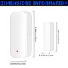 GOEDCH Set of 2 WiFi Door Sensor Detector Smarter: Window