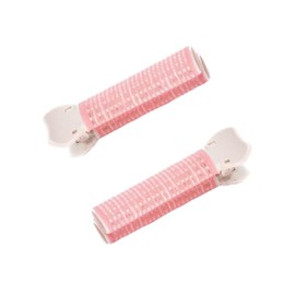 LIKENNY Curler Curler Magic Curler Hand Winding Curler Oval Fluffy Hair Curler Bangs Clip Pink 2pcs