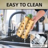 QRU Kitchen Utensil Holder for Countertop (H6.7” x W4.1”), Stainless
