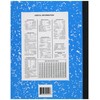 School Smart Skip-A-Line Ruled Composition Book, Grade 2, Blue, 100