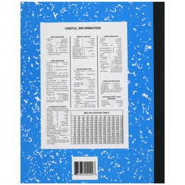 School Smart Skip-A-Line Ruled Composition Book, Grade 2, Blue, 100 Pages - 085301