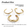 Gold Bangles for Women Non Tarnish Bangle Bracelets Chunky Bangles