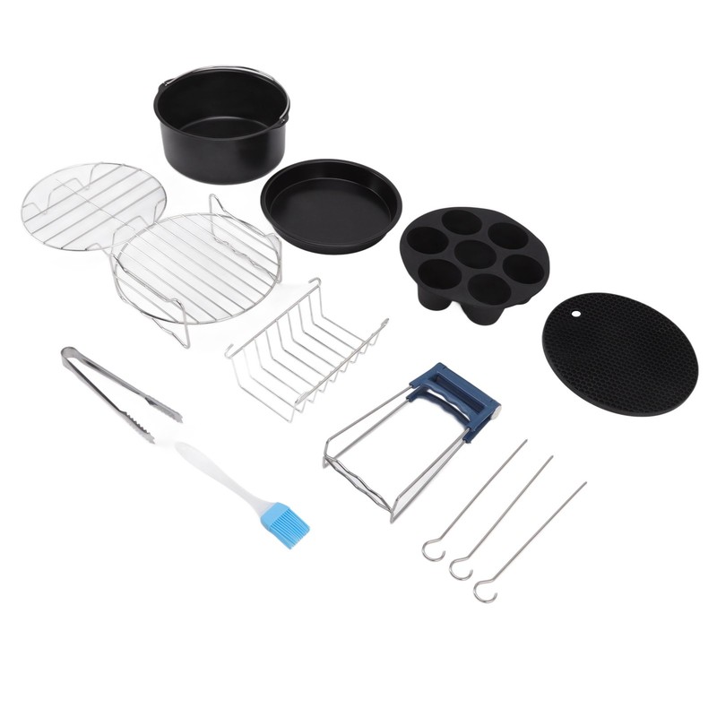 For Air Fryer Pans Set Heatproof Easy Cleaning Stainless Steel