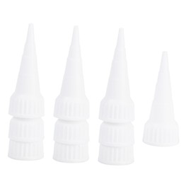 HOMSFOU 30 Pcs Precision Glue Nozzle Tips for Glue Applicator, Replacement Nozzle Caps for 100ml Glue, Perfect for Arts, Crafts, and Repairs