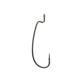 Fusion19 Offset Worm Hooks Smoke Satin 2/0
