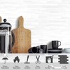 STICKGOO 10-Sheet Subway Tile Peel and Stick Backsplash, Star White