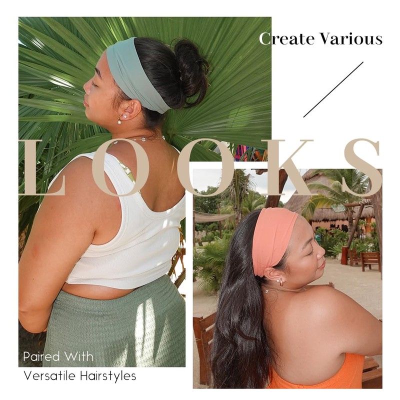 Z-CHARMMY Z-CHARMMY Wide Headbands for Women's Hair, Hair Bands for