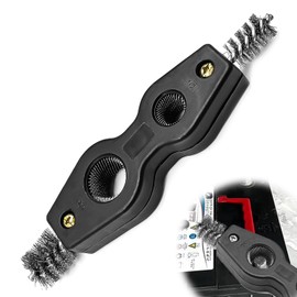 ZOKYUYS 4 in 1 Car Battery Cleaning Brush,Anti-Corrosion Battery Terminals,Copper Pipes Cleaner Brush Tool,Universal for Automotive and Marine for Plumbing Installation Soldering Brazing