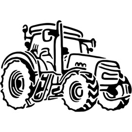 A5 'Farm Tractor' Wall Stencil/Template (WS00029868)