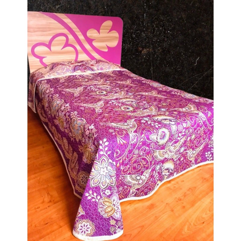 Texben Colcha Individual Hilo Acrílico Jacquard Doble Vista.