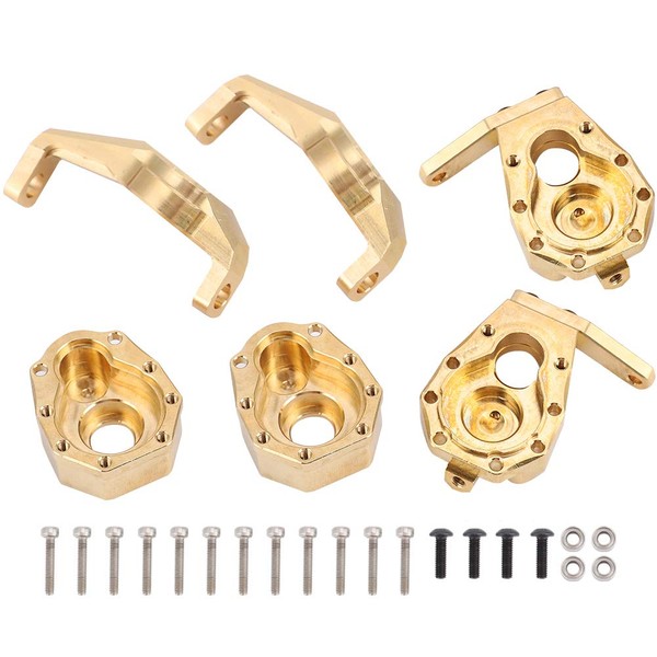 Brass Steering Knuckle C Mount Gear Cover Kit RC Accessory