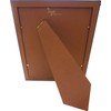 Tizo 5" X 7" Brown Wooden Frame with Inlaid Border,