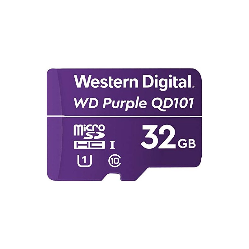 Western Digital Memoria MicroSDHC Purple - 32GB - Clase 10