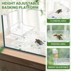 GOZILLA Aquatic Turtle Tank Kit+Lamp+Filter, Upgrade PC Turtle Tank Starter