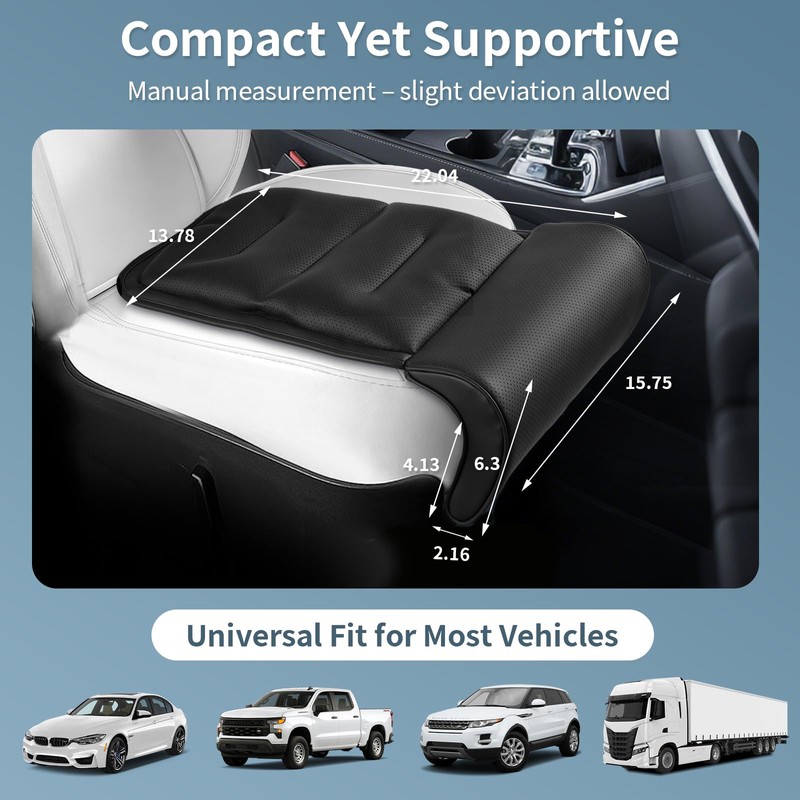 Car Seat Leg Rest Extender with Memory Foam Cushion and