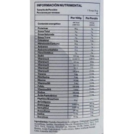Pptidos Colgeno Biotina Hidrolizado Naranja 400g G-Prot Sin Gluten                                                                                    