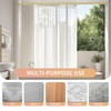 Emlaoe Gold Shower Curtain Rod 34-96 Inches(2.8-8ft) Never Rust Adjustable