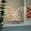 Fizz Creations Butterfly Write On Neon Light. USB-Powered Write a