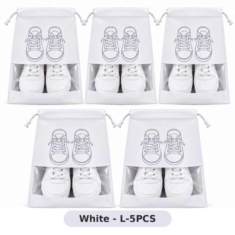 Non-Woven Shoe Storage Bags for Travel & Closet Organization –