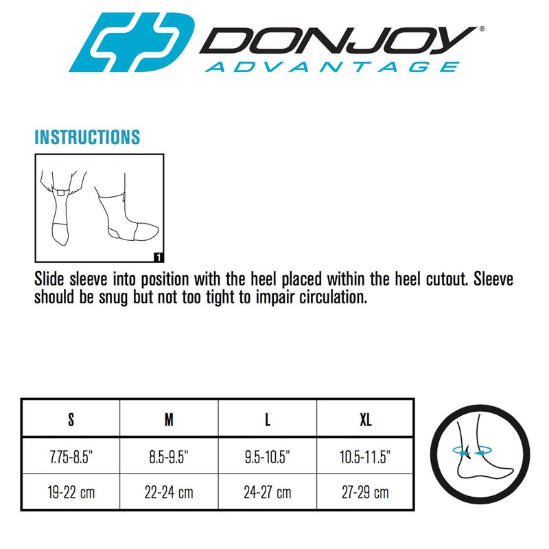 DonJoy DA161AV01-PNK-S Elastic Ankle for Sprain, Strain, Swelling, Arthritis, Easy