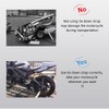 Universal Motorcycle Rear Wheel Tie-Down Strap, Transportation Bundle Belt for