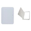 Timloc AP150 Hinged 155mm x 235mm White Plastic Access Panel