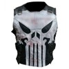 Men's Punisher Season 2 Skull Frank Castle Motorcycle Black Real
