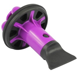 Danco 10762A | Disposal Genie II Garbage Disposal Strainer and Stopper, Kitchen Sink Drain Splash Guard with Food Scraper, Fuchsia, 1-Pack