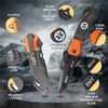MTECH USA Mt-740Em Cuchillo plegable, 4.5 pulgadas cerrado