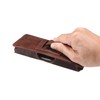 Cell Phone Belt Clip Bag Men Brown, Leather Cell Phone