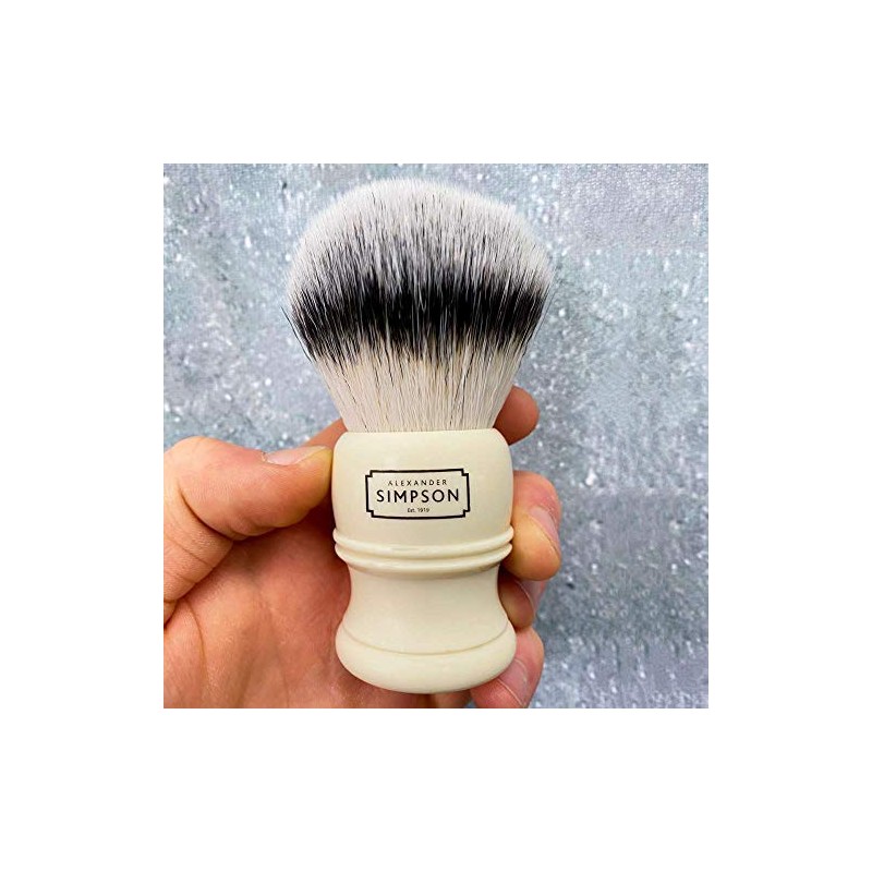 Simpsons Trafalgar T3 Synthetic Shaving Brush with Cream Handle -