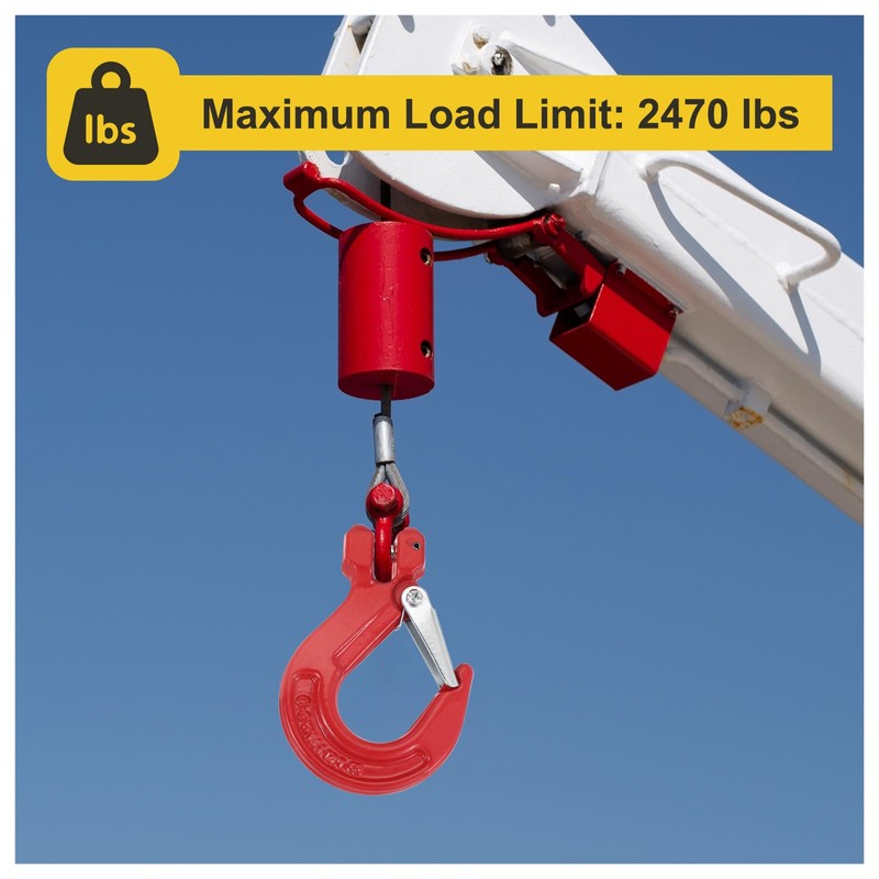 PATIKIL Lifting Hook, Large Opening Crane Hoist Hook Strong Load