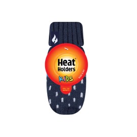 Heat Holders Kids' Mountaineer Mittens Black/Age 2-6