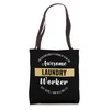 Laundry Worker Shirt Funny Tote Bag
