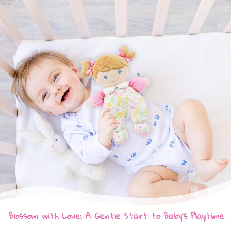 Lullaberry 23cm My First Doll Flora - Soft Plush Baby