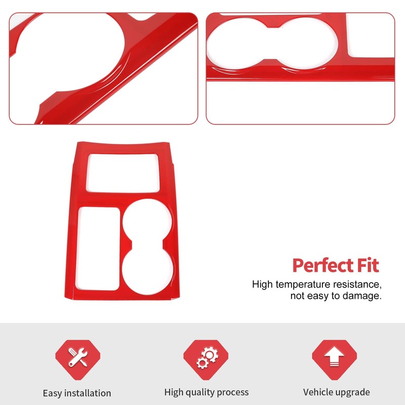 Jimen Compatible with Ford F150 2009-2014, Gear Shift Panel Cover