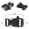 West Coast Paracord Side Release Whistle Buckle – 3/4 Inch