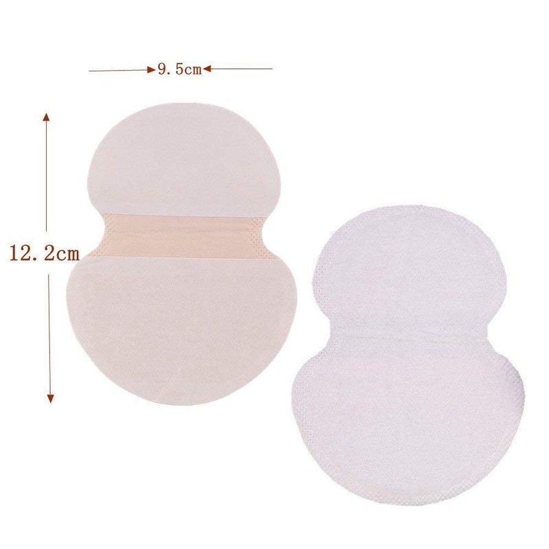 Pack of 100 Armpit Sweat Pads, Disposable Sweating Armpit Sweat