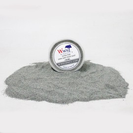 WWScenics Extra Fine Dark Grey Rock Dust 0-1mm | 180ml Tub | Wargame Scenery & Basing Material