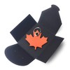 filzschneider Felt Key Fob Maple Leaf Canada Orange as Key